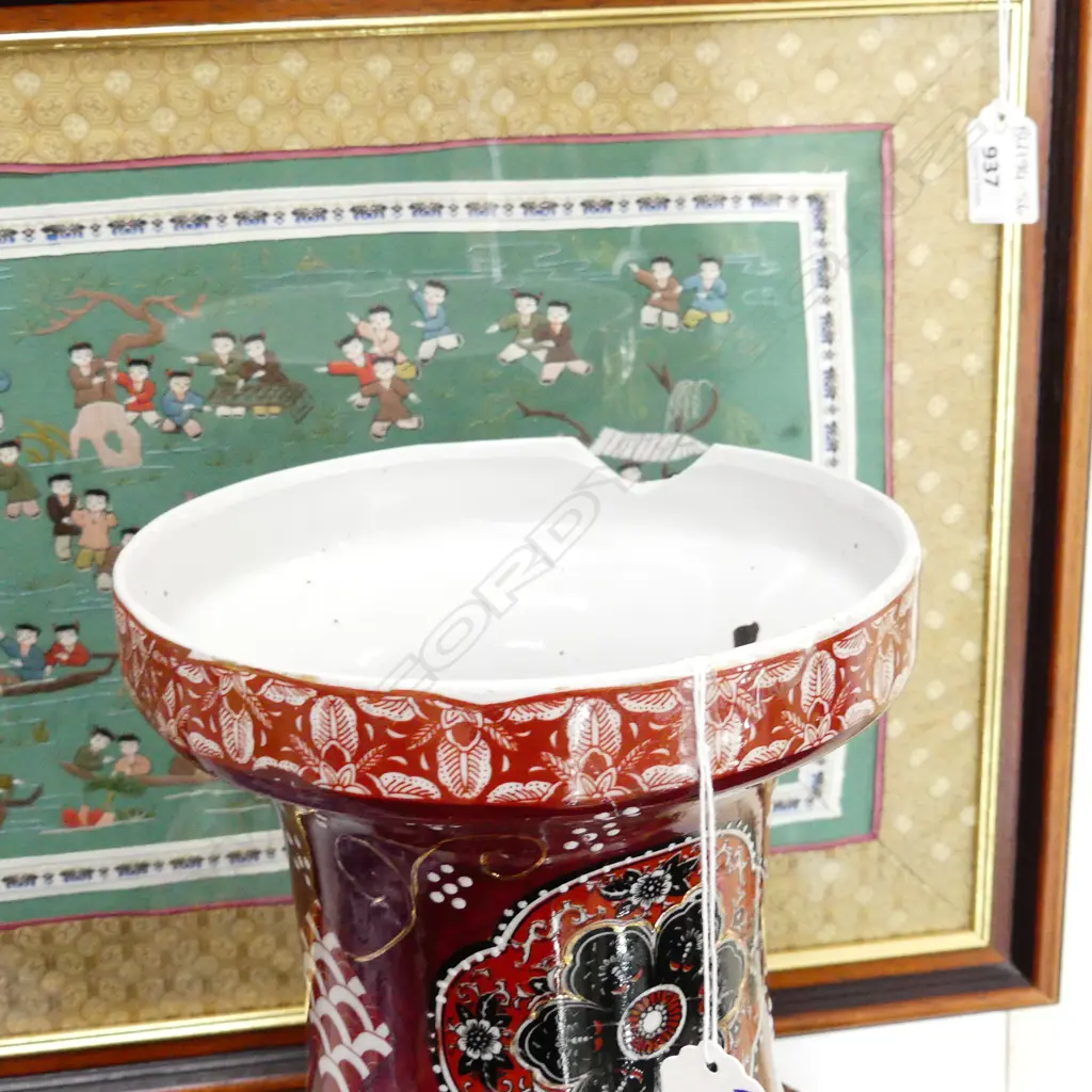 LARGE ORIENTAL FLOOR VASE AF H.620mm Image 1++