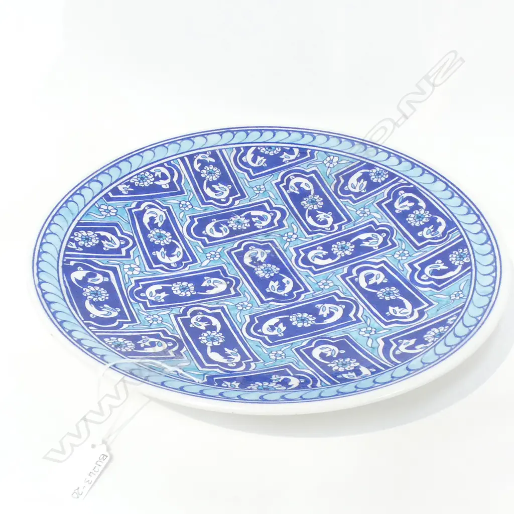 TURKISH BLUE & WHITE CHARGER DIA 310MM Image 1++