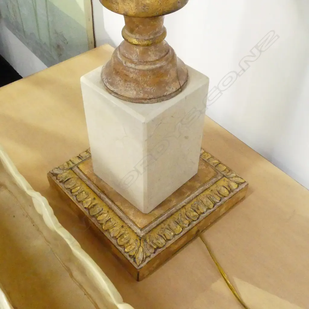 PR PAINTED RESIN STANDARD LAMPS (req. shade attachments) H.1550mm Image 1++
