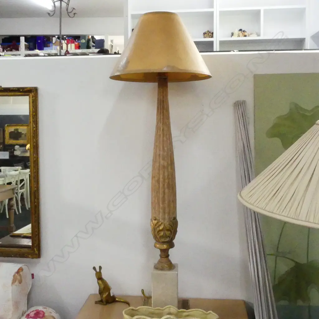 PR PAINTED RESIN STANDARD LAMPS (req. shade attachments) H.1550mm Image 1++