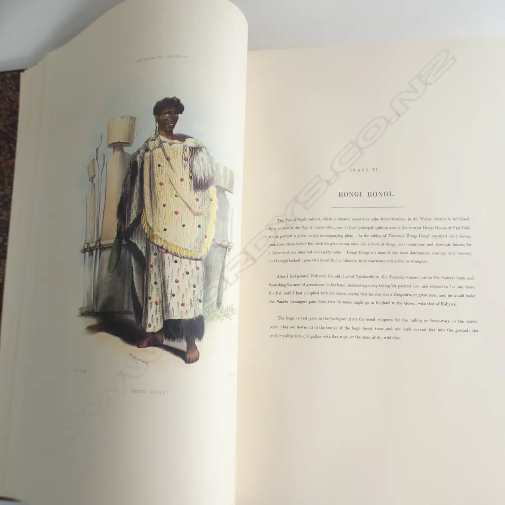 GEORGE FRENCH ANGAS FACSIMILE REPRINT BOOK 'THE NEW ZEALANDERS ILLUSTRATED' LTD ED. 750, PUB.1966 Image 1++