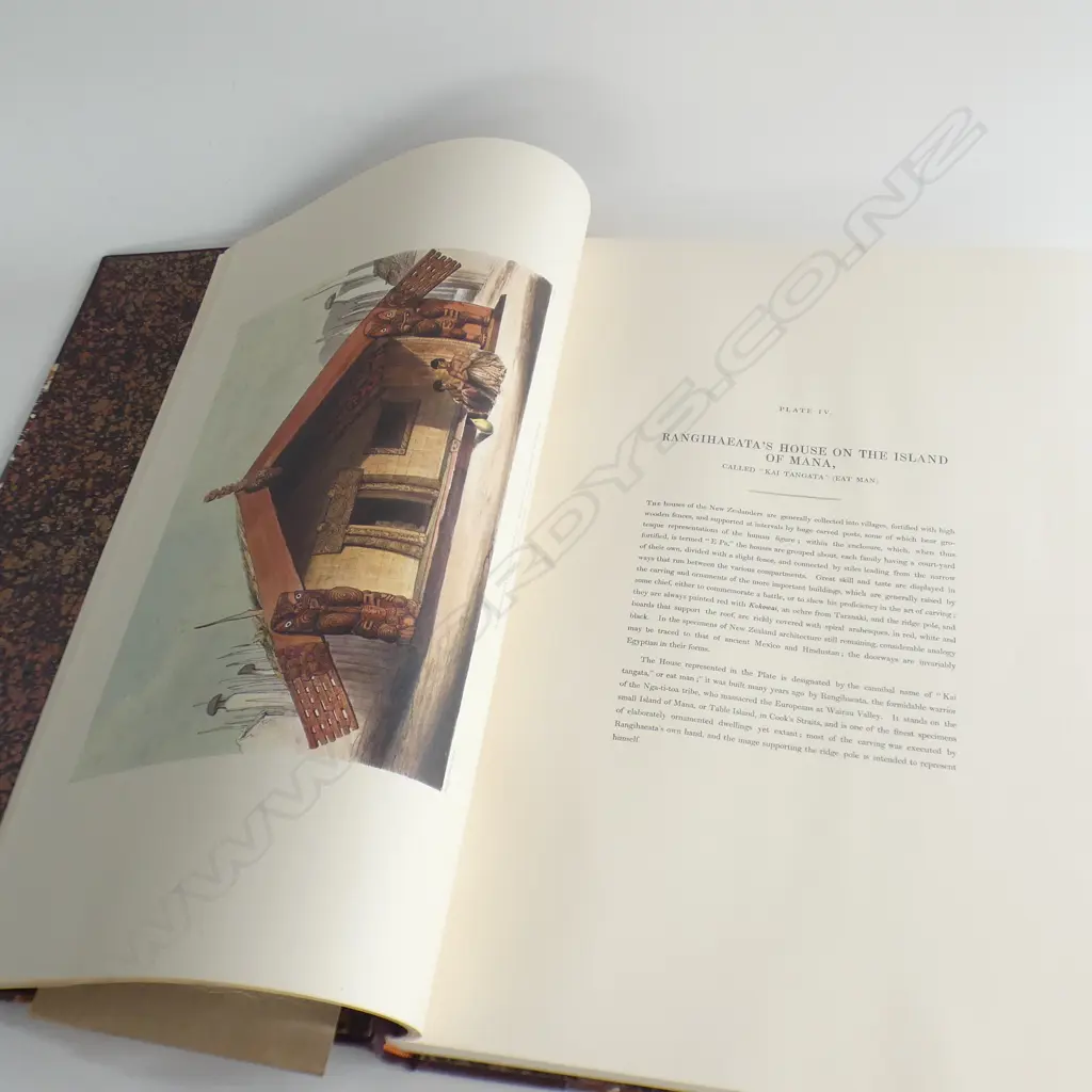 GEORGE FRENCH ANGAS FACSIMILE REPRINT BOOK 'THE NEW ZEALANDERS ILLUSTRATED' LTD ED. 750, PUB.1966 Image 1++