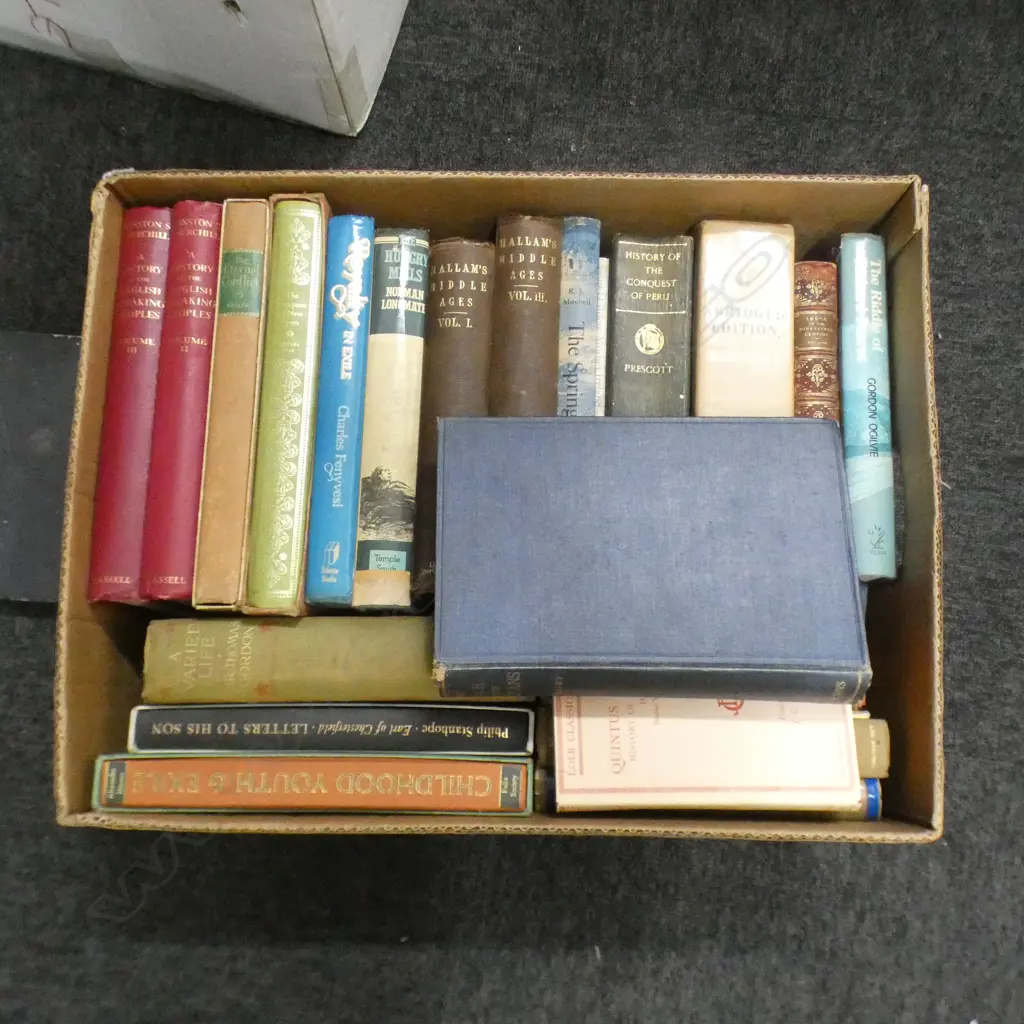 BOX LOT BOOKS; HISTORY Image 1++