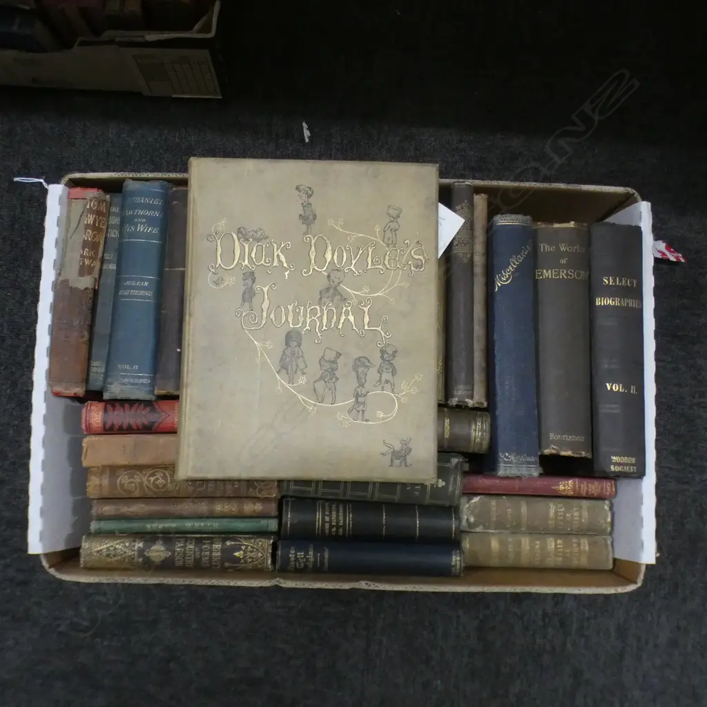 BOX LOT BOOKS; VICTORIAN LITERATURE 1841 - 1896 Image 1++