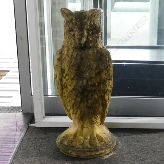 PR CHURCH STONE GARDEN OWLS H.670mm