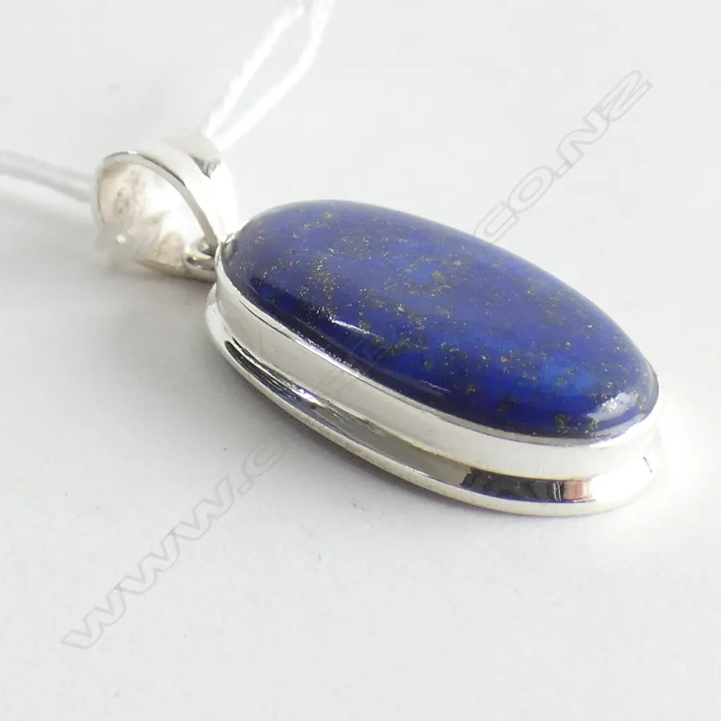 LAPIS LAZULI & 925 SILVER PENDANT  Image 1++