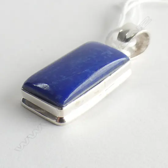 LAPIS LAZULI & 925 SILVER PENDANT