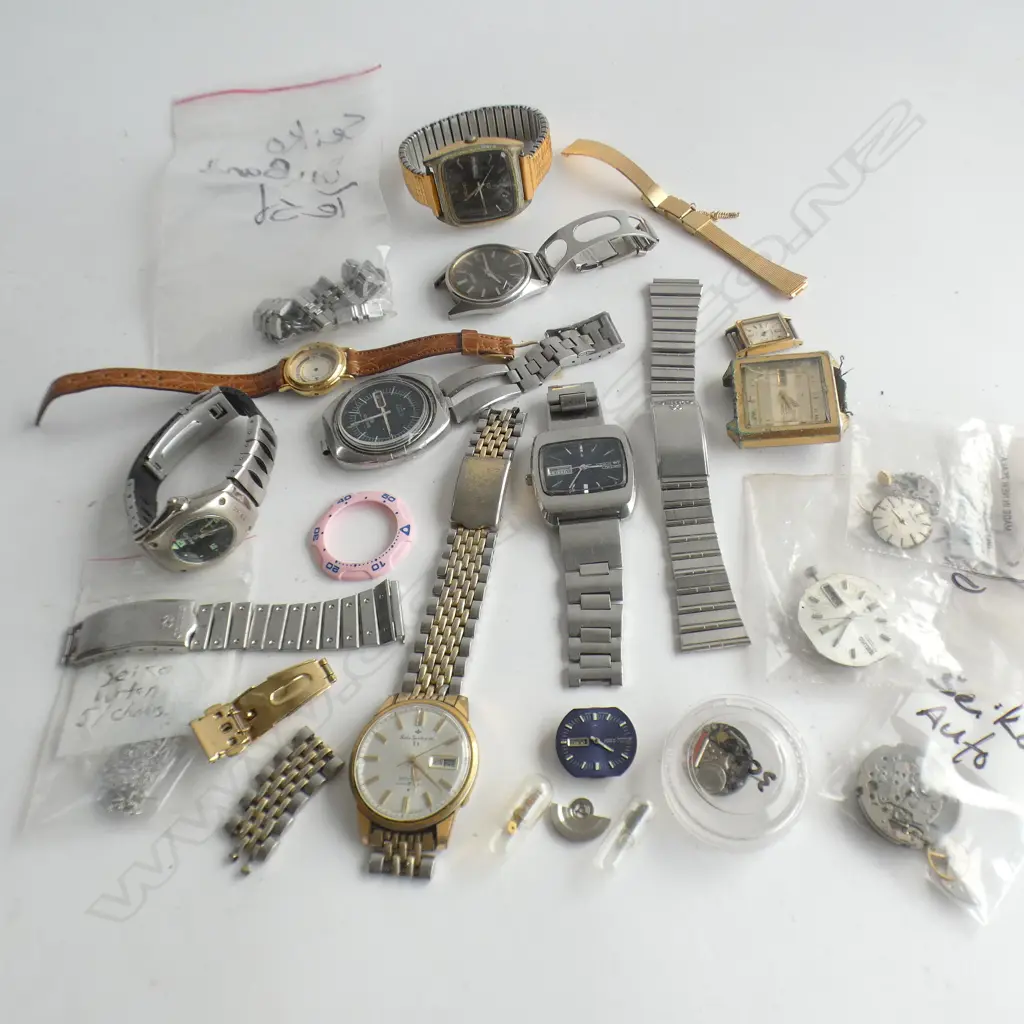 SEIKO WATCHES & ASST. PARTS Image 1++