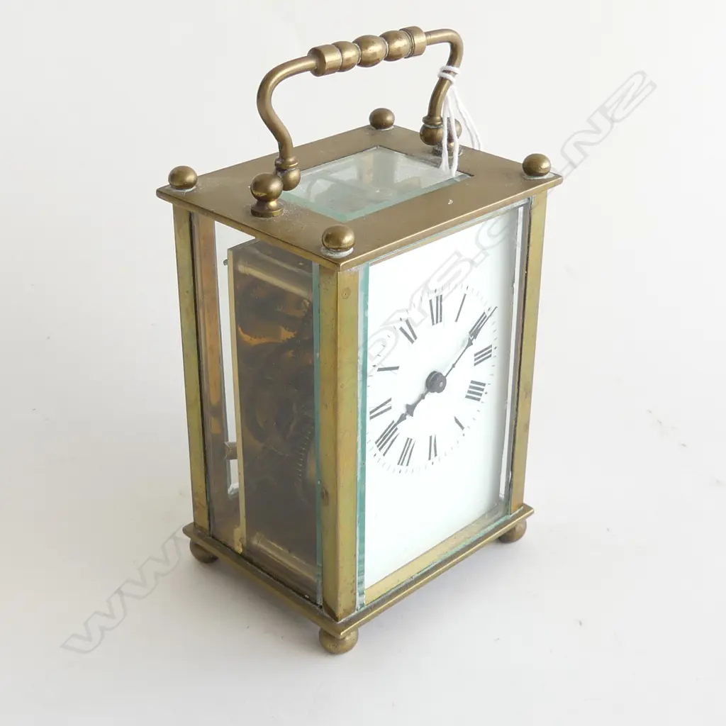 (20603) CARRIAGE CLOCK WITH KEY NOT WORKING H. 140mm Image 1++