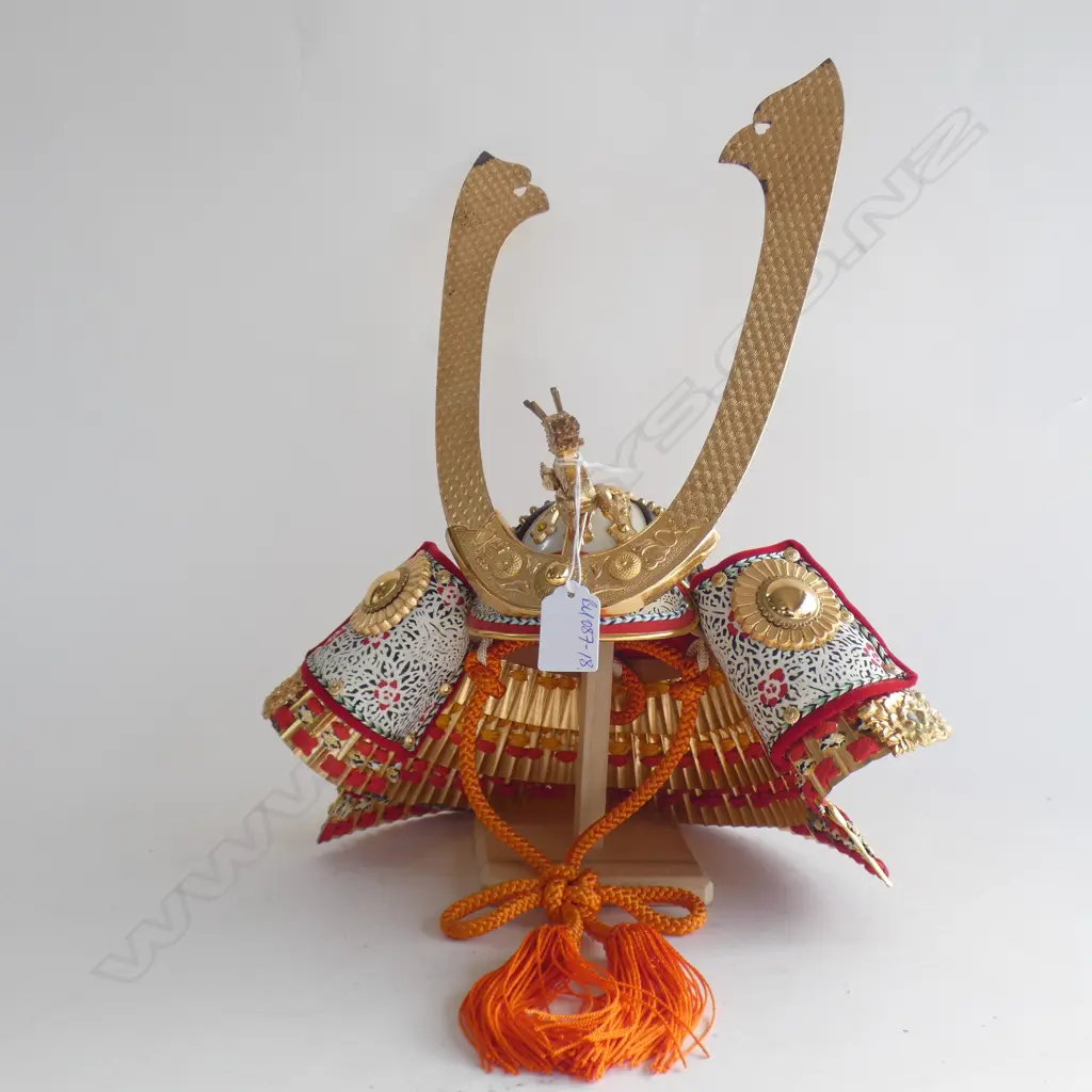 JAPANESE MODEL SAMURAI HELMET H.390mm Image 1++