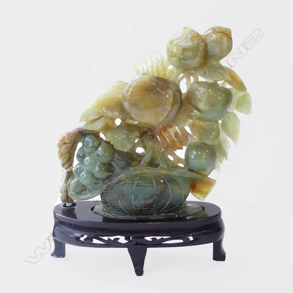 JADITE FRUIT TREE ON STAND H.250mm Image 1++