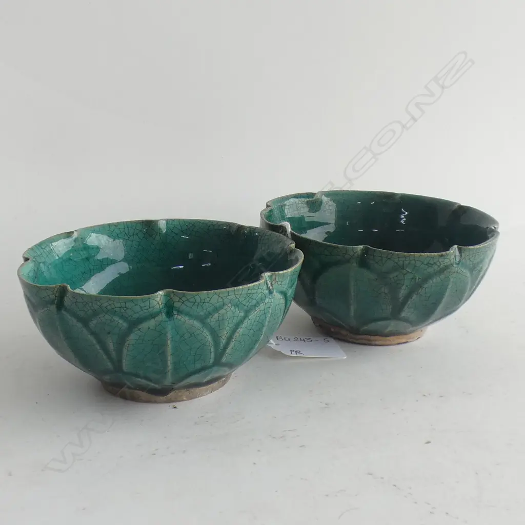 TWO CHINESE QING BOWLS DIA 120MM Image 1++