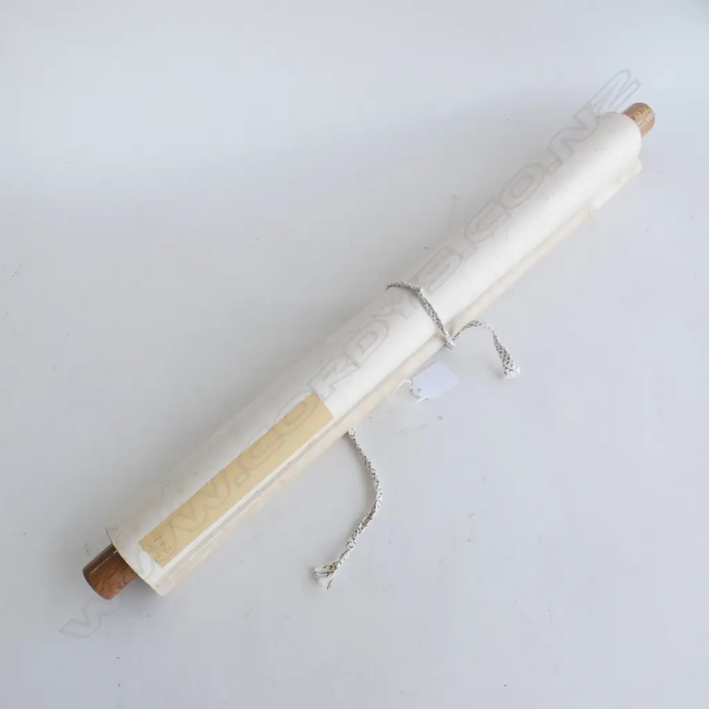 ORIENTAL SCROLL PAINTED W LANDSCAPE Image 1++
