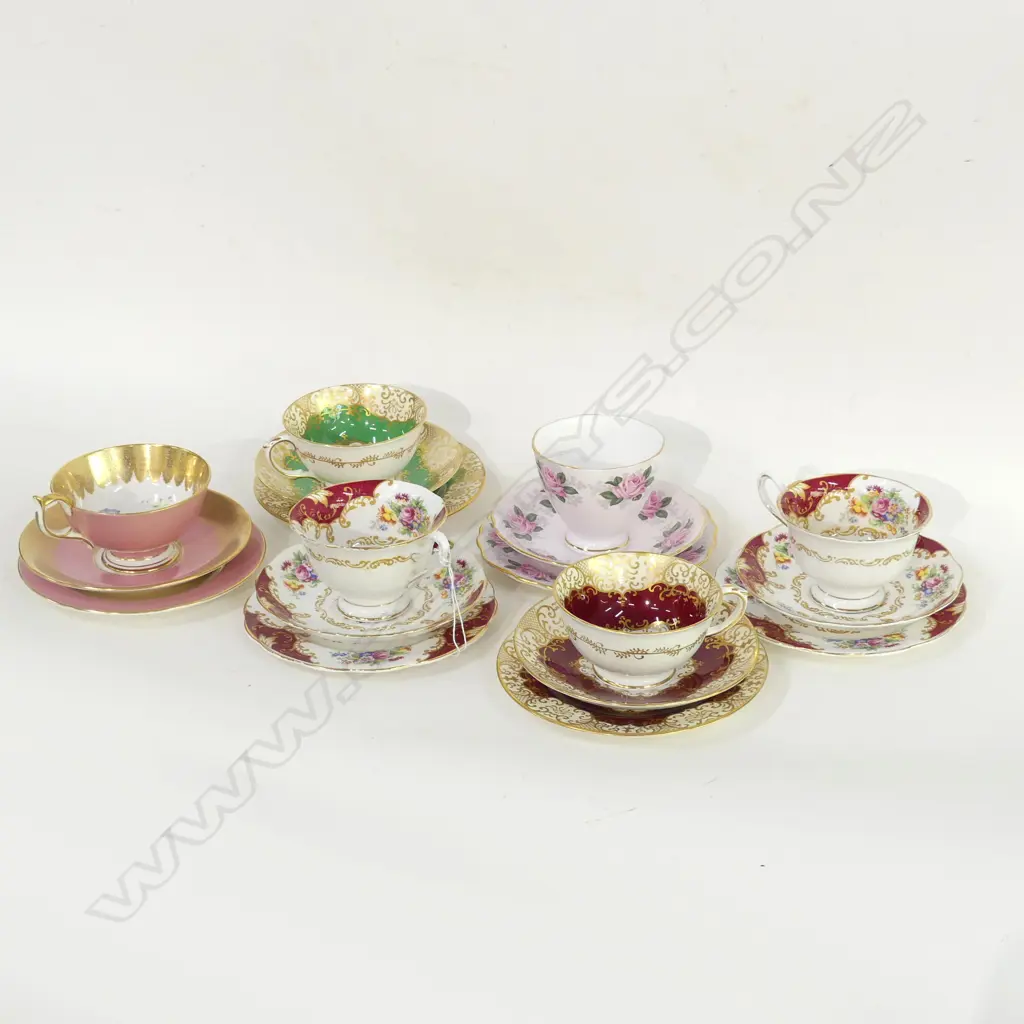 SIX ENGLISH TRIOS- ROYAL ALBERT + OTHERS Image 1++