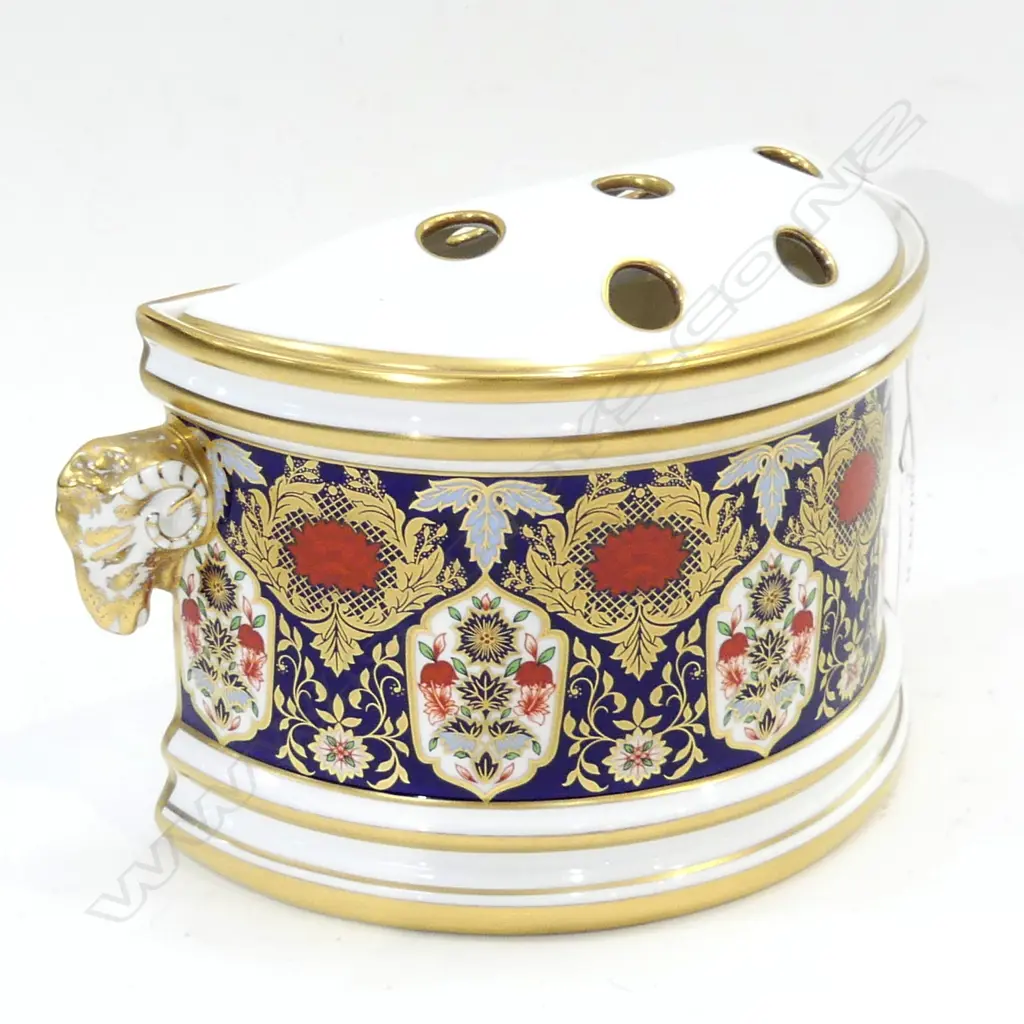 LINTON PORCELAIN CO. ENGLAND IMARI POMANDER L 215MM Image 1++
