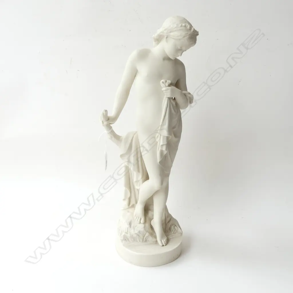 COPELAND PARION WARE FIGURE 'RIVERSIDE' DATE MARK 1881 H.460mm Image 1++
