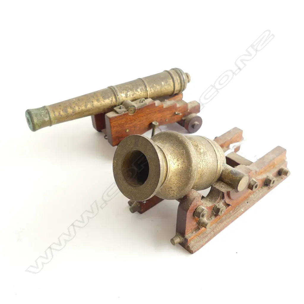 2 x REPLICA  MINIATURE CANONS L. 125mm Image 1++