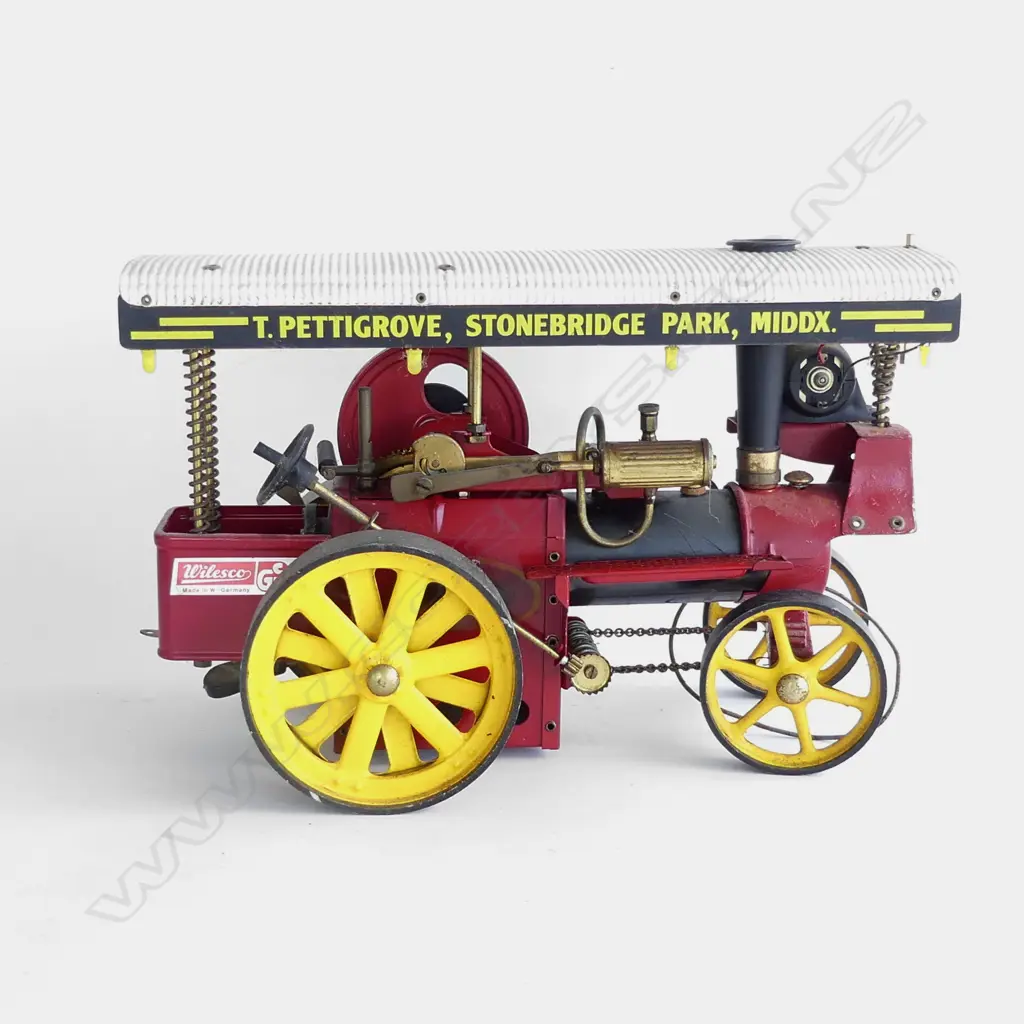 (20608) WILESCO No. D409 T PETTIGROVE LIVE STEAM SHOWMANS TRACTION ENGINE Image 1++