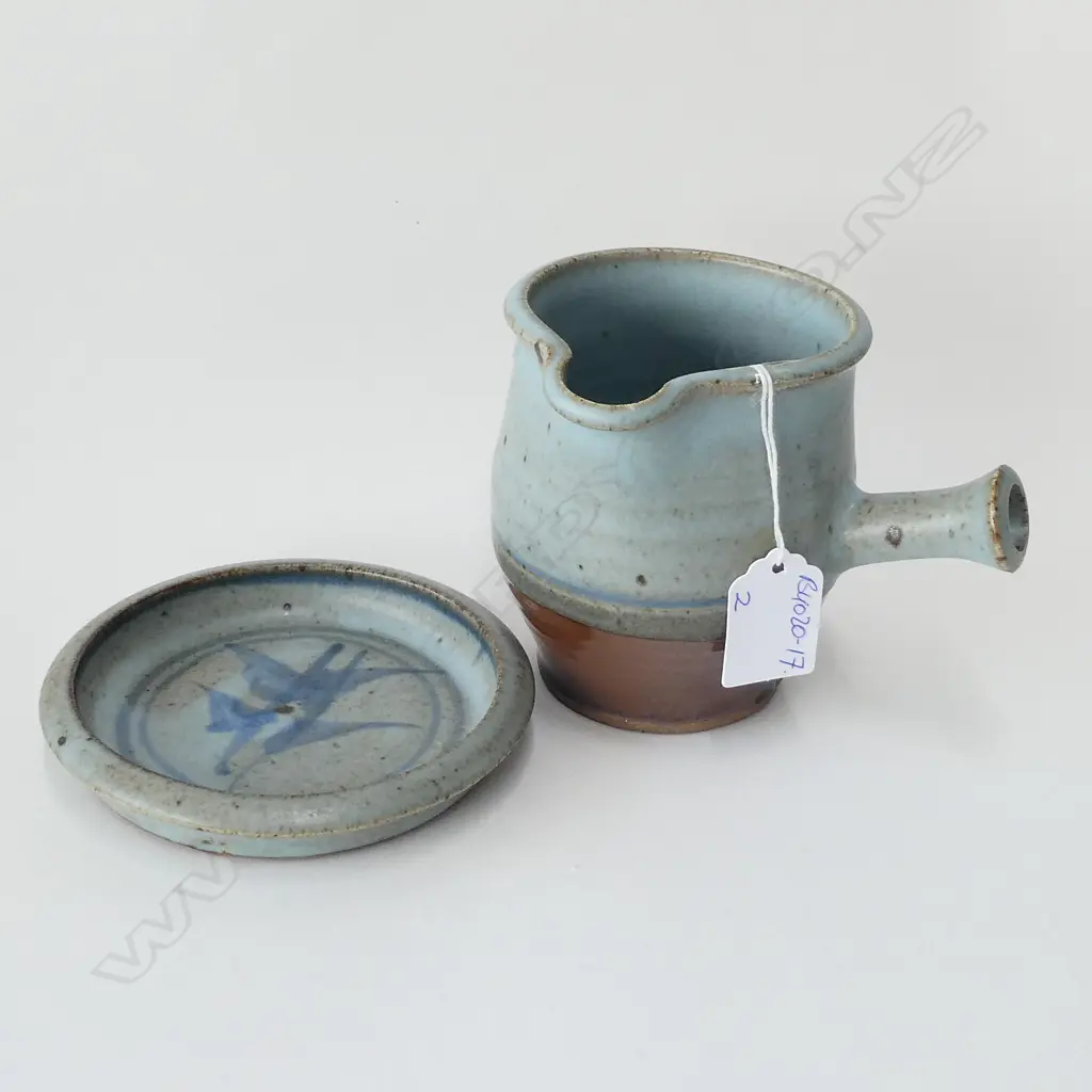 PETER STICHBURY JUG (RIGHT ANGLED HANDLE) + SMALL DISH Image 1++