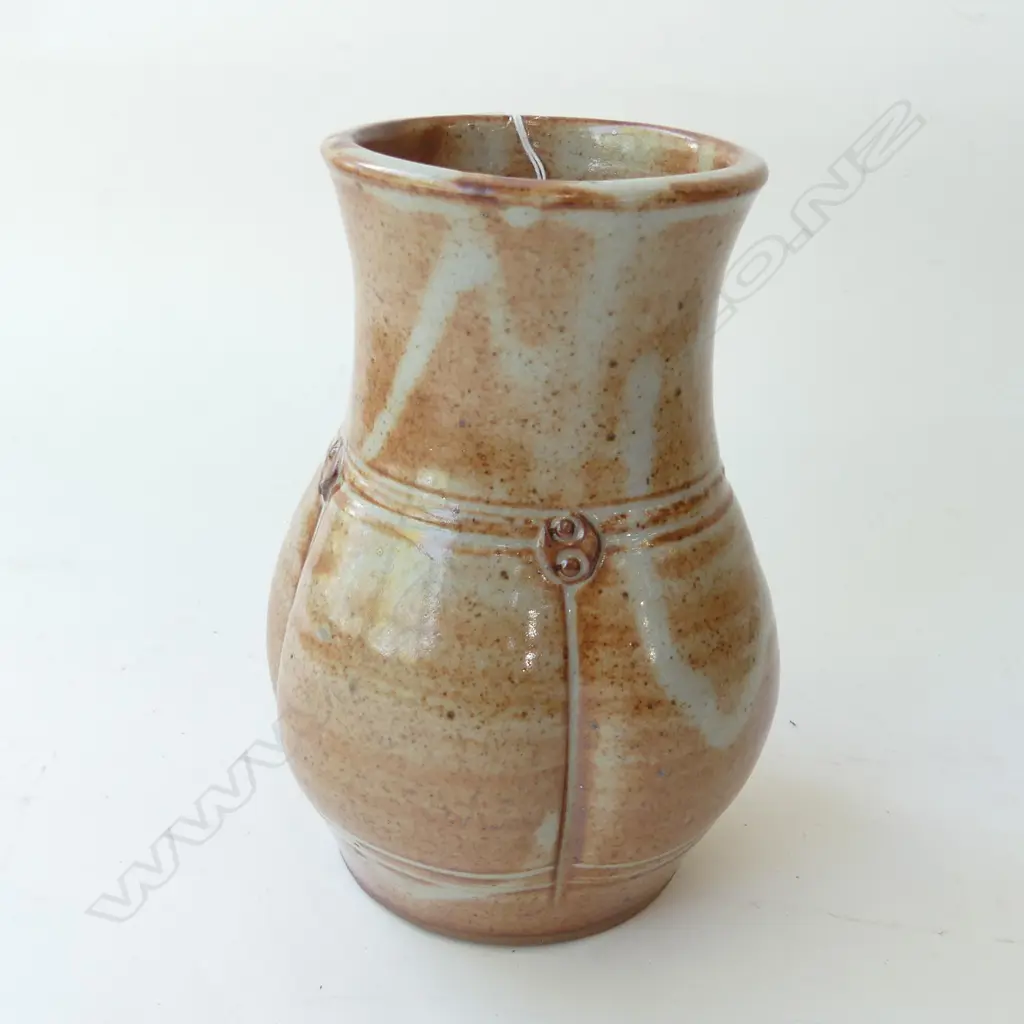 PETER STICHBURY SHINO BALUSTER LOBED VASE H.190mm Image 1++