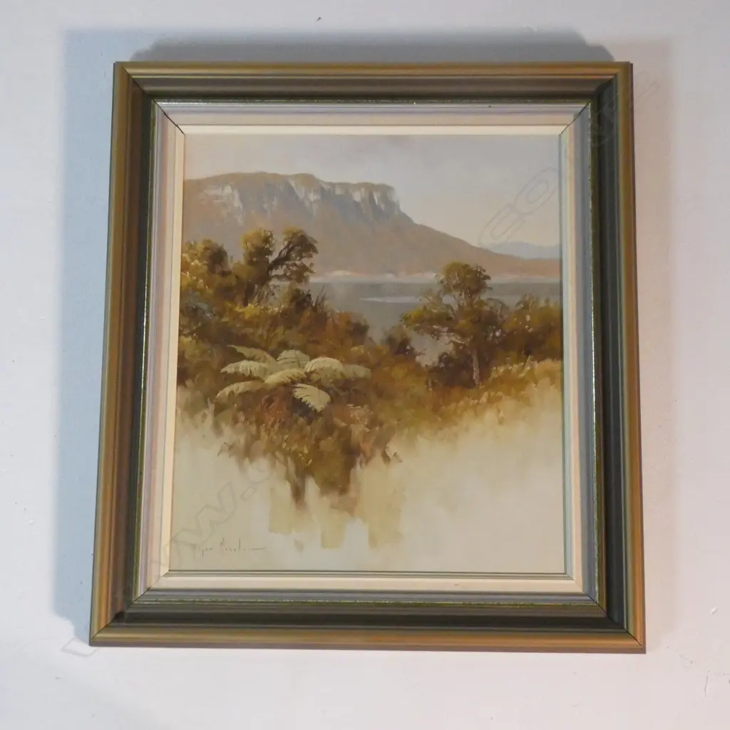 WAYNE SINCLAIR 'LAKE WAIKAREMOANA' OIL 565x485mm Image 1++