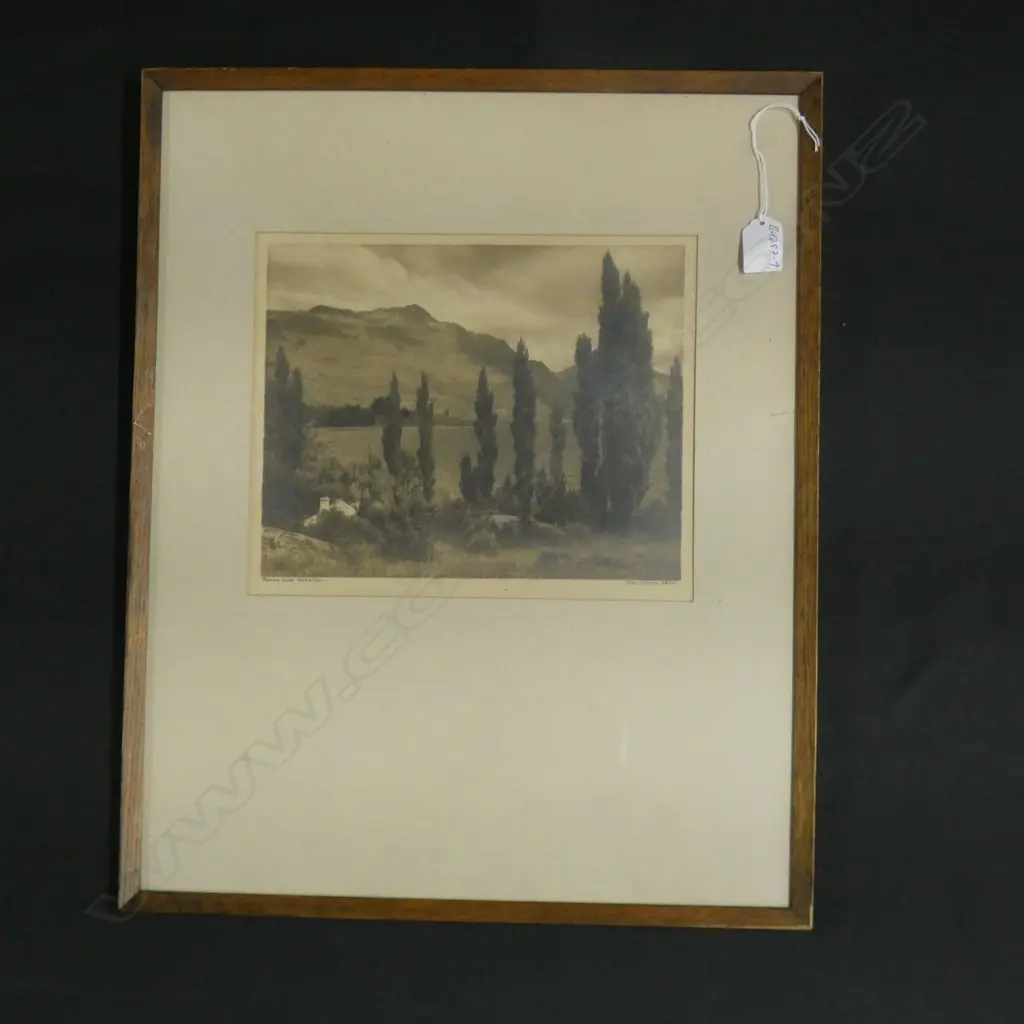 George Chance (1885-1963) 'Beside Lake Wakatipu' Image 1++