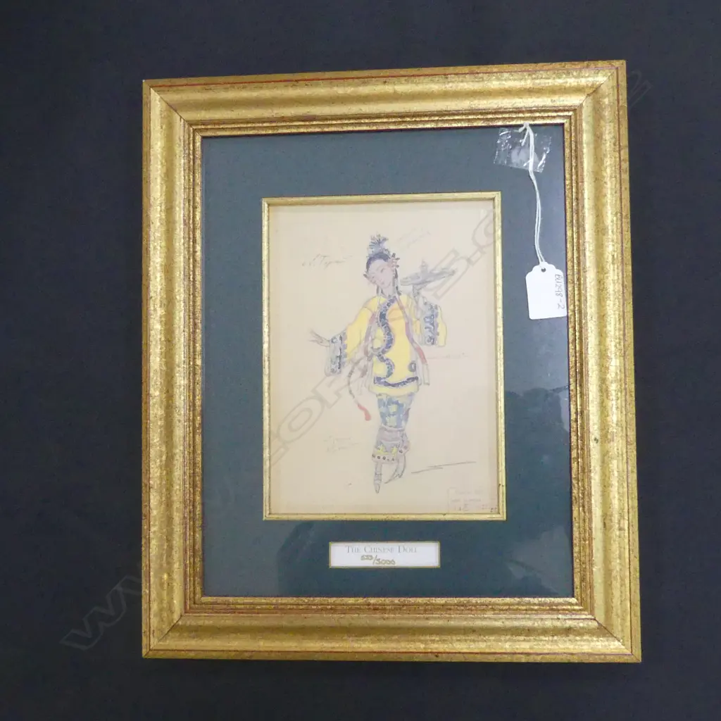 LTD EDITION 'THE CHINESE DOLL' SIGNED  533/500  150 X 210MM Image 1++