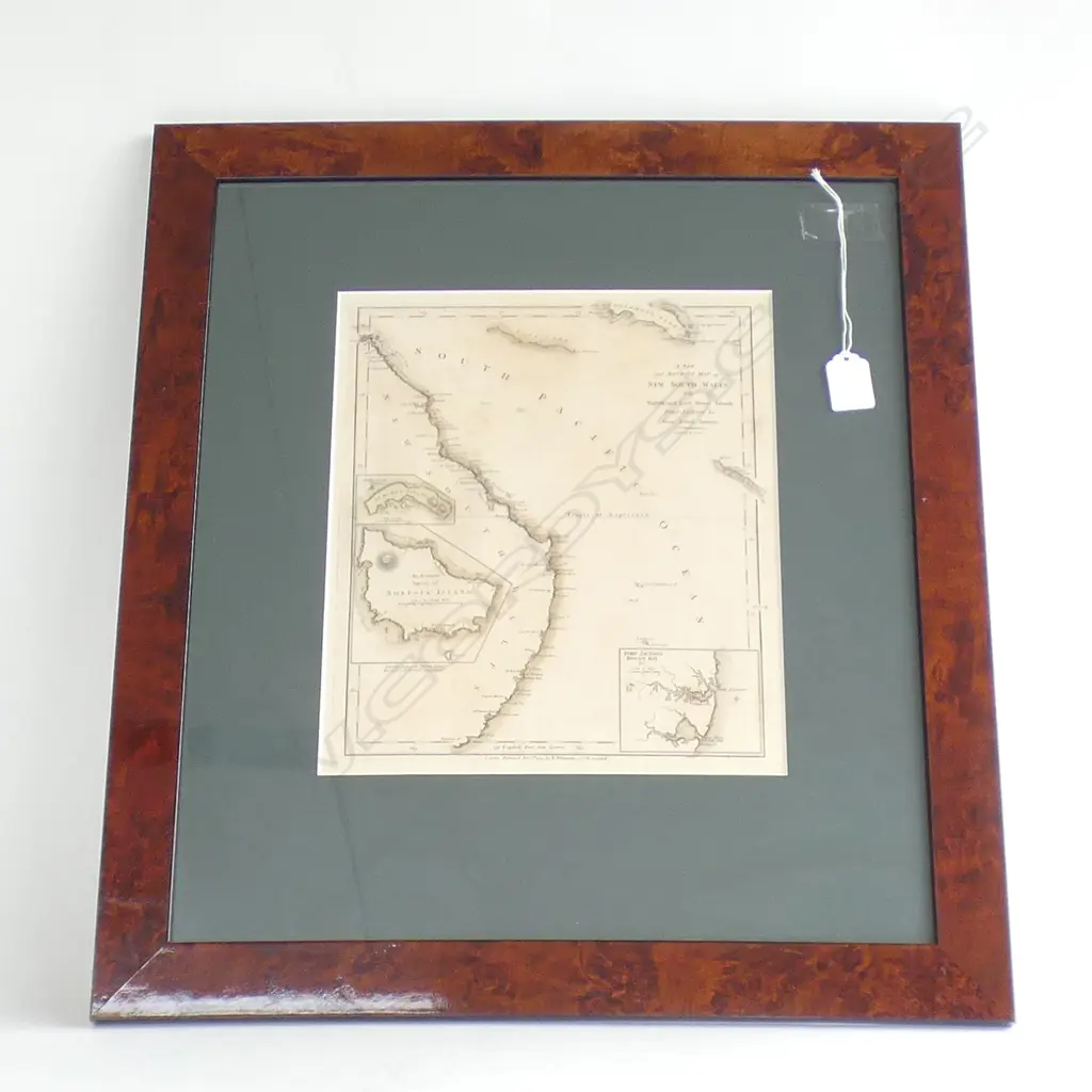 ROBERT WILKINSON OLD MAP ENGRAVING 280 X 240mm Image 1++