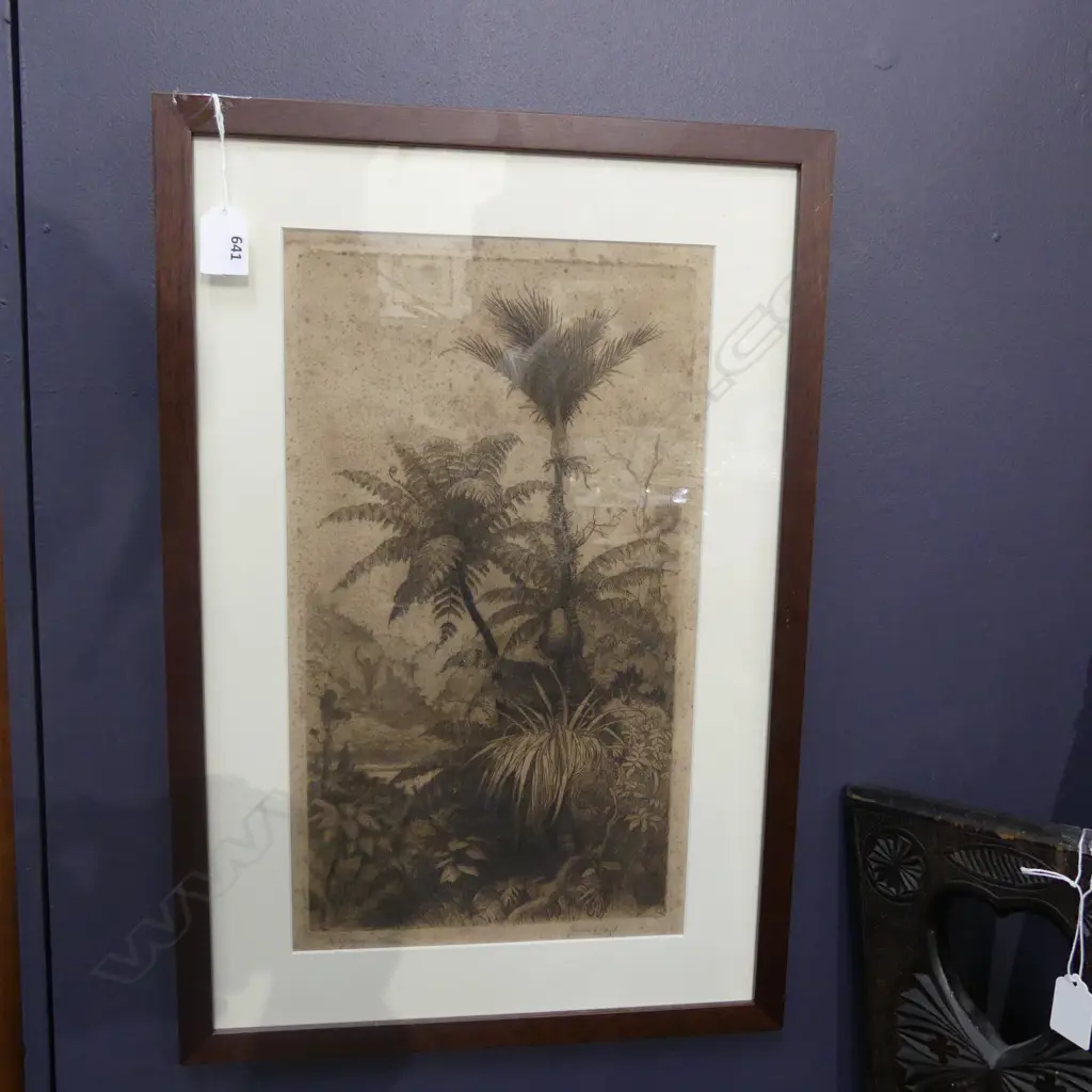 TREVOR LLOYD ETCHING 'KARAMATURA' 410x235mm Image 1++