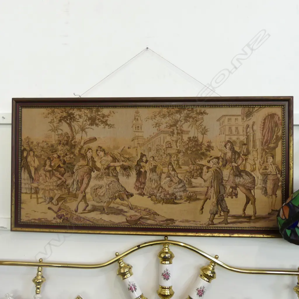 LARGE FRAMED TAPESTRY 455x1020mm Image 1++