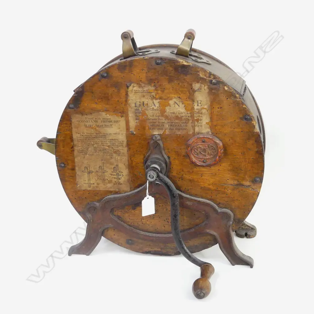 VINTAGE SPONG KNIFE SHARPENER DIA 370MM Image 1++
