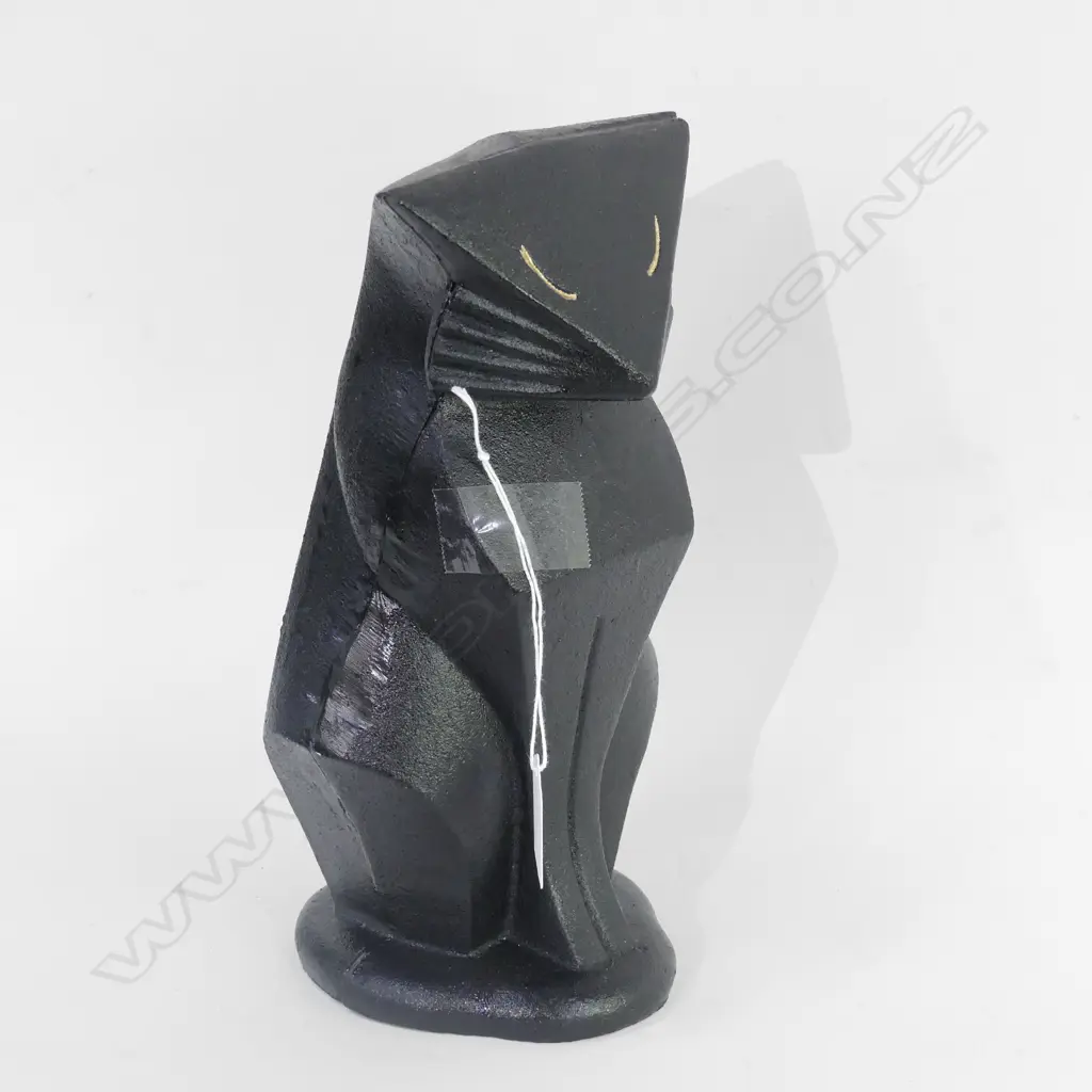 ART DECO RE-CAST HUBLEY CAT DOORSTOP H. 260MM Image 1++
