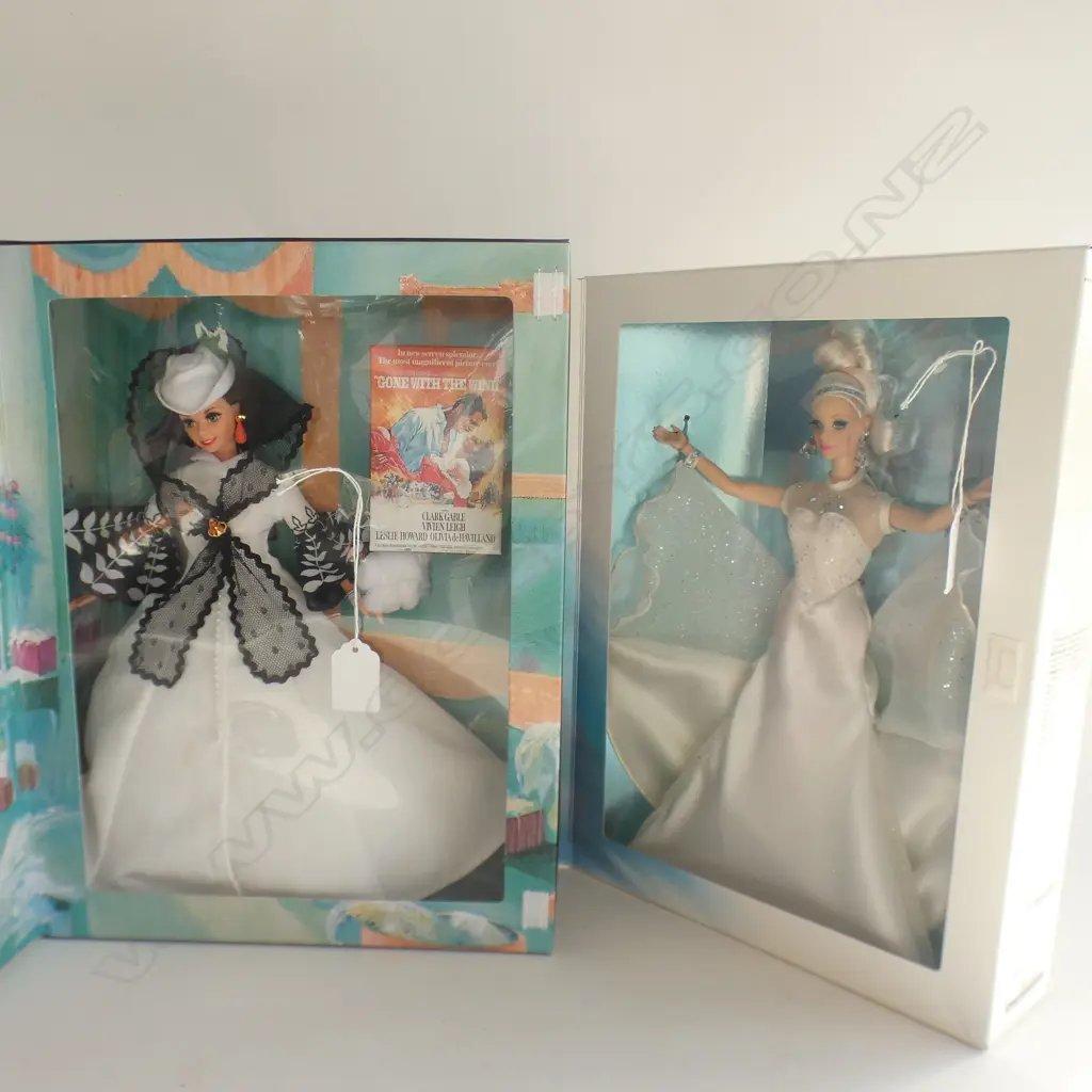 2 MATTEL CLASSIQUE COLLECTION BARBIE DOLLS; 'STARLIGHT DANCER' & HOLLYWOOD LEGENDS 'SCARLETT' - BOTH IN ORIGINAL BOXES Image 1++