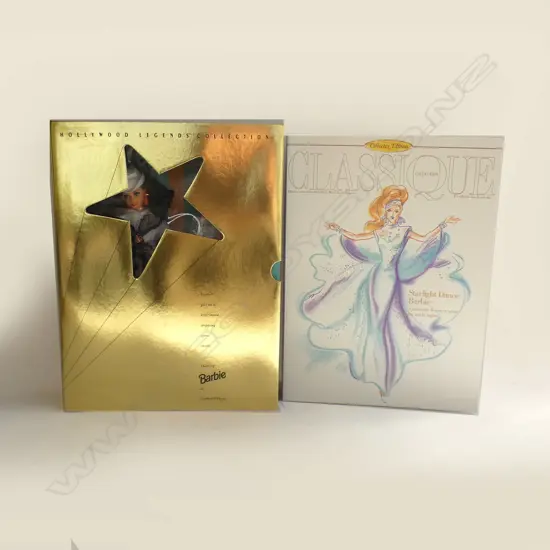 2 MATTEL CLASSIQUE COLLECTION BARBIE DOLLS; 'STARLIGHT DANCER' & HOLLYWOOD LEGENDS 'SCARLETT' - BOTH IN ORIGINAL BOXES