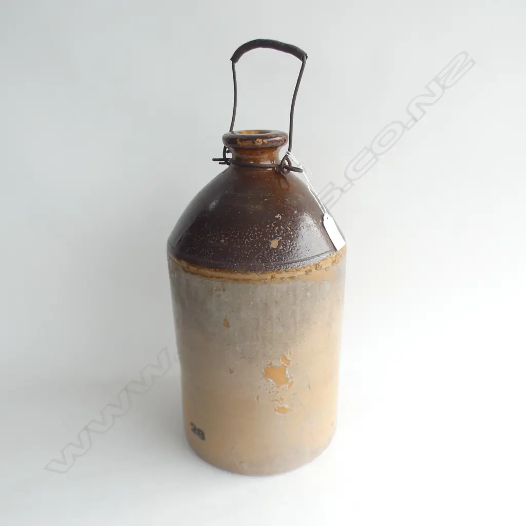 'SHARPE BROS. HYGENIC BREWERS CHRICTCHURCH..' CROCK. H.335mm Image 1++