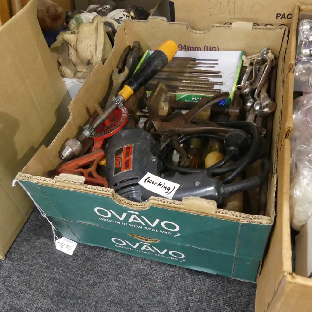 2 BOXES OF HAND TOOLS  Image 1++