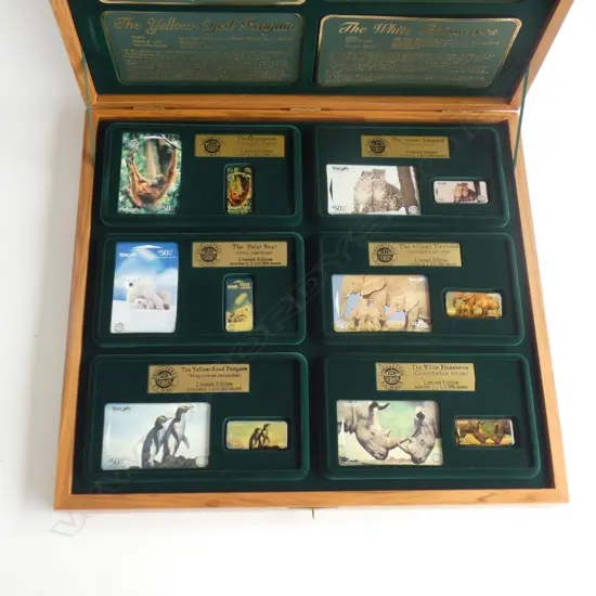 TELECOM ENDANGERED ANIMALS COLLECTORS $50 PHONE CARDS