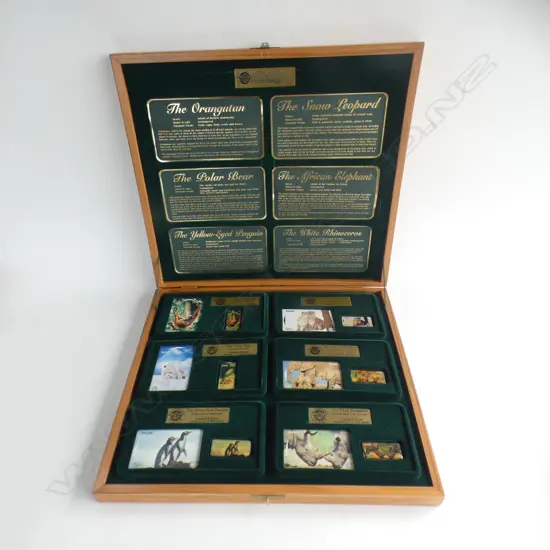 TELECOM ENDANGERED ANIMALS COLLECTORS $50 PHONE CARDS