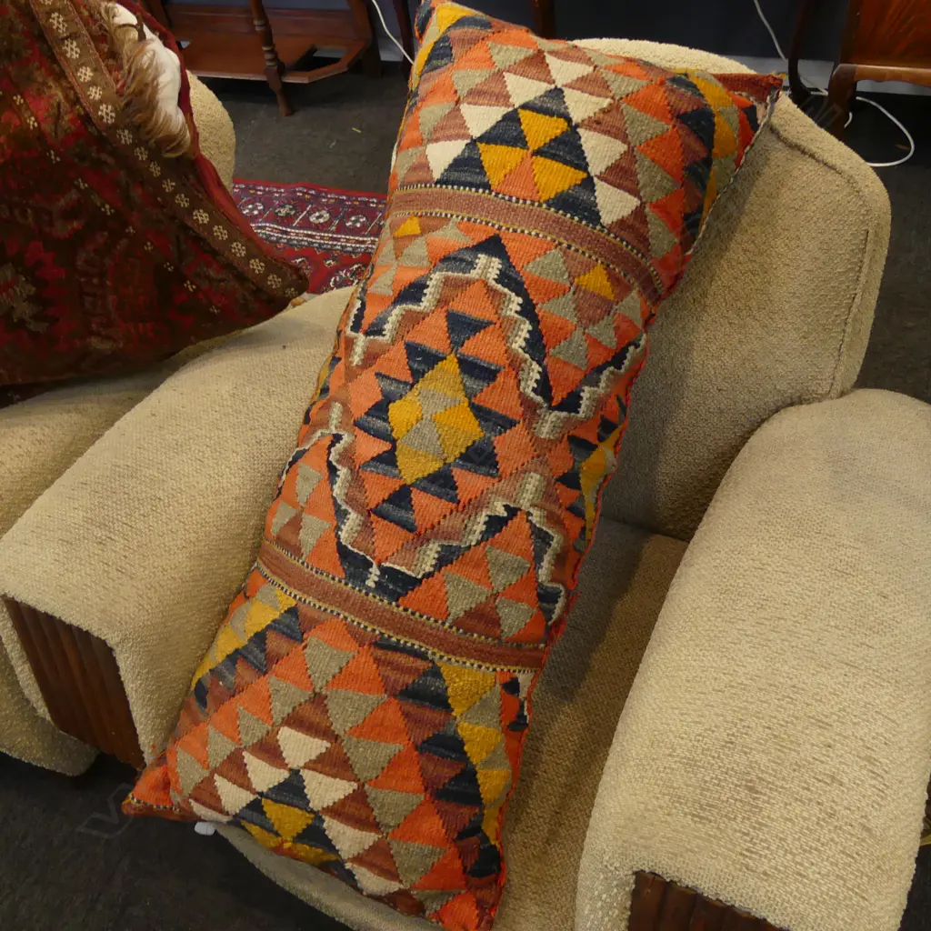 LGE VINTAGE KELIM CUSHION L.950mm Image 1++