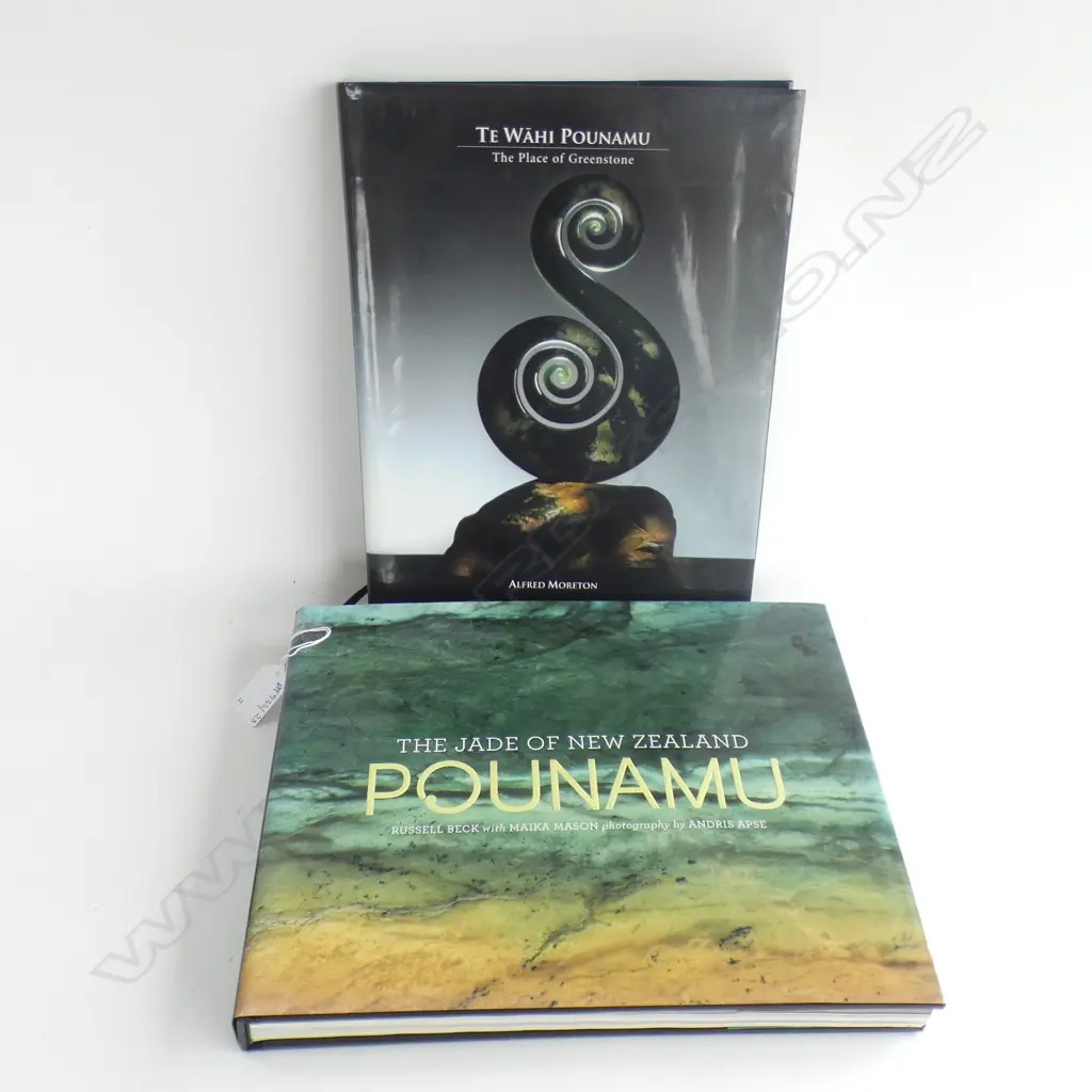 2 BOOKS ON GREESTONE; 'TE WAHI POUNAMU', 'THE JADE OF NZ'  Image 1++