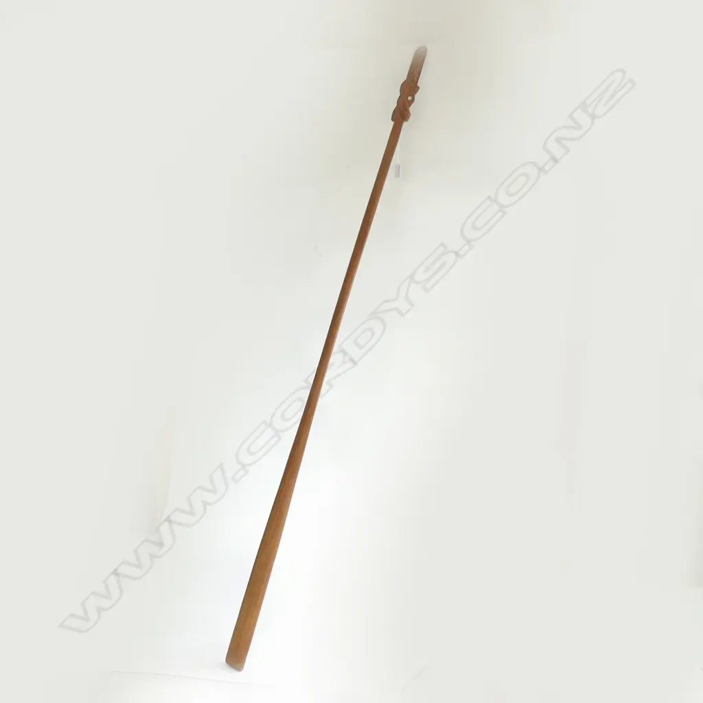 CARVED WOODEN MAORI TAIAHA L.1570mm Image 1++