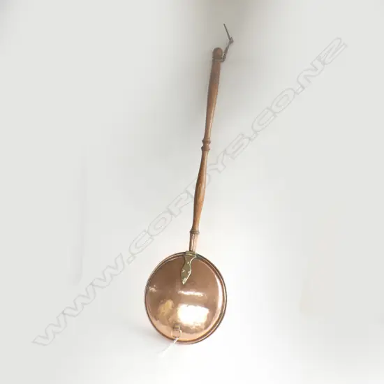 VINTAGE COPPER BEDWARMER L.1200mm