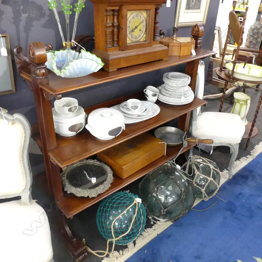 3 TIER VICTORIAN DUMB WAITER 1200x360x1205mm Image 1++