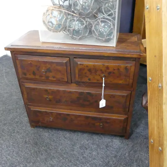 SM 4 DRAWER APPRENTICE CHEST - KAURI  L 480 H 410MM