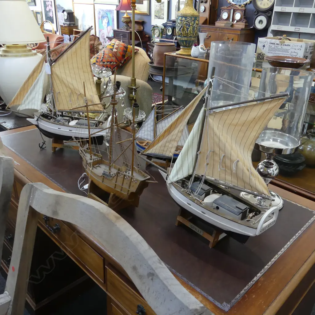 4 MODEL SHIPS H.460mm Image 1++