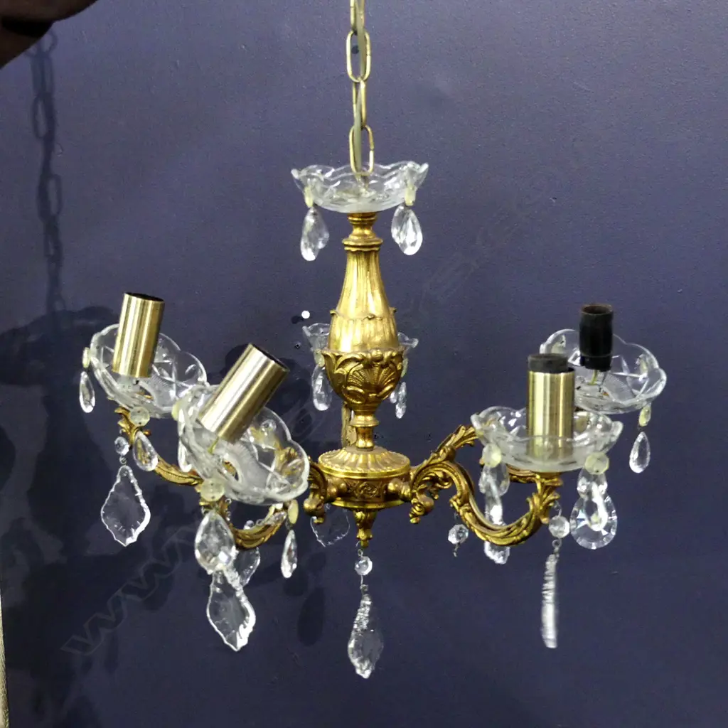 5 ARM CHANDELIER 480mm dia Image 1++