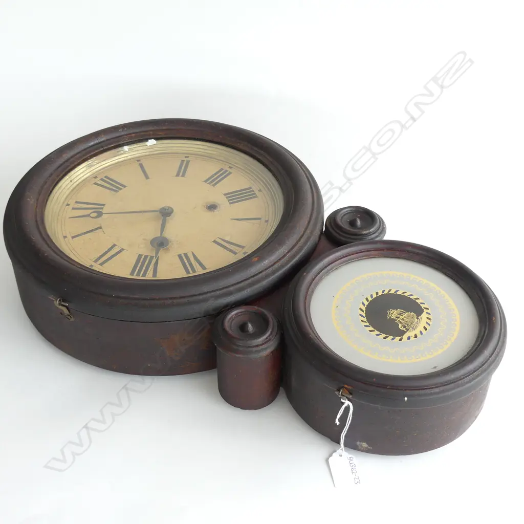 (20724) ELIAS INGHAM 8 DAY STRIKER WALL CLOCK L. 570mm Image 1++