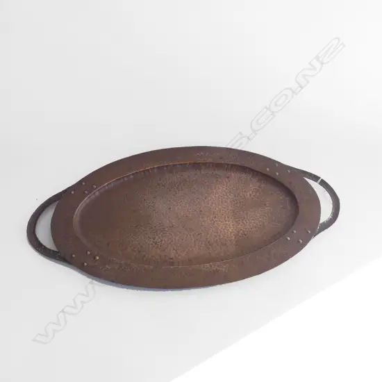 COPPER ARTS & CRAFTS BEATEN TRAY