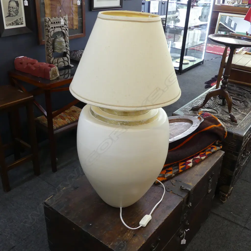 LARGE LAMP CERAMIC BASE H.770mm Image 1++