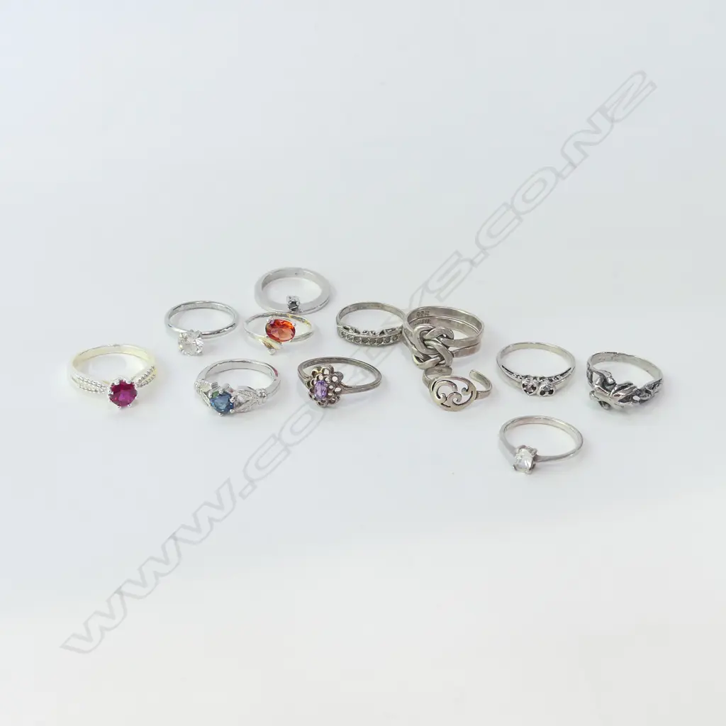12 STG RINGS 29 GRAMS Image 1++